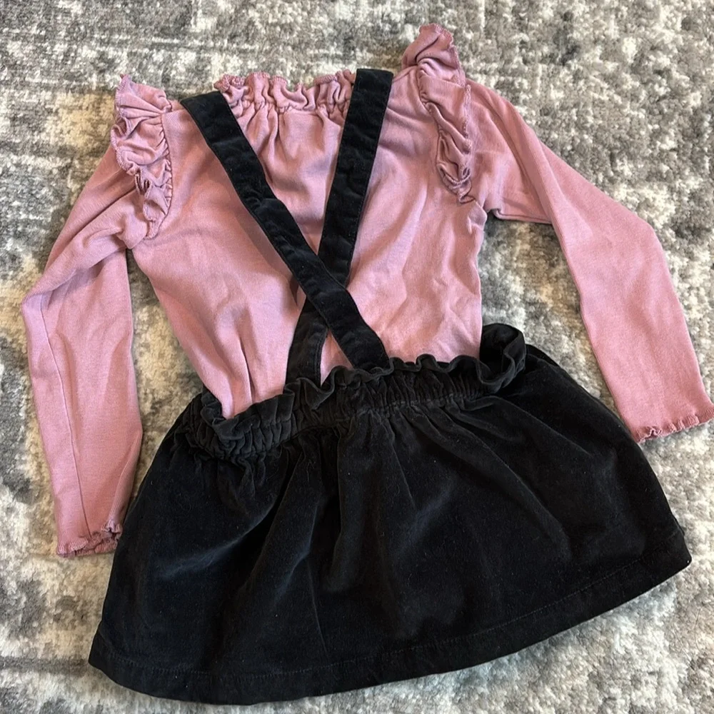 Tea Collection 2t velvety jumper set - Picture 6 of 11